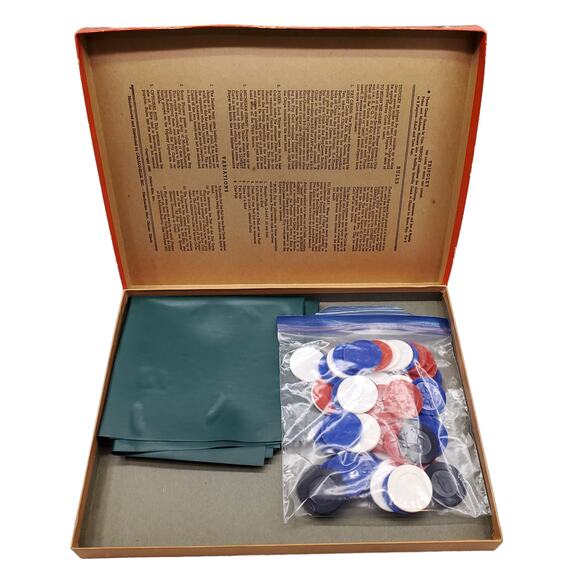 Tripoley DeLuxe Edition Vinyl Game Mats Poker Hearts Rummy Cadaco Vintage - Picture 4 of 16